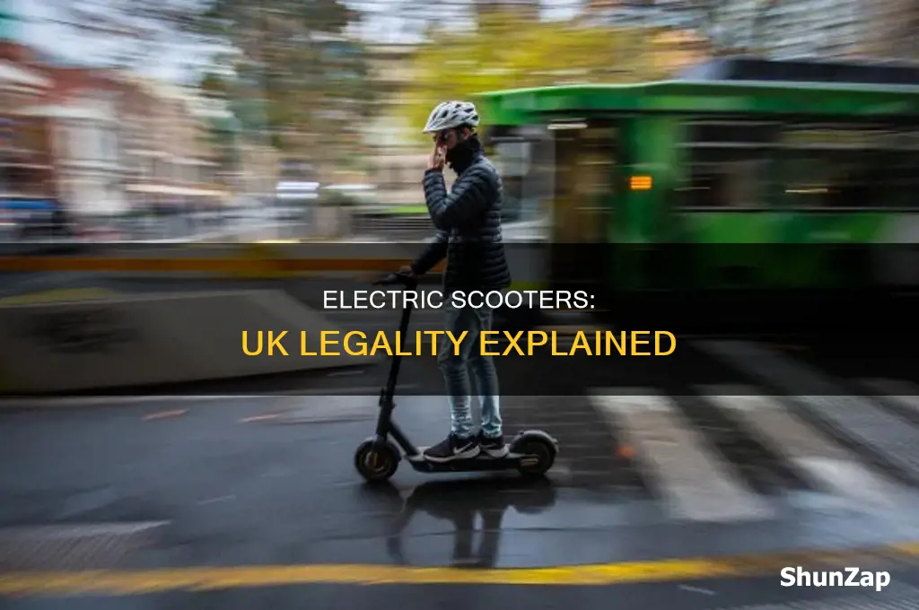 when are electric scooters legal in uk
