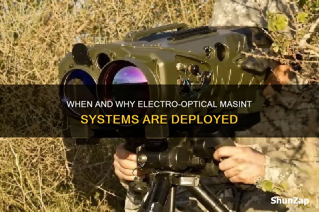 when are electro optical masint used