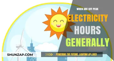 Off-Peak Electricity Hours: When Are They?