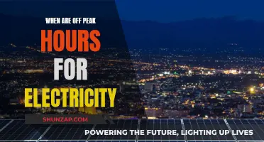Electricity Off-Peak Hours: When to Save Money