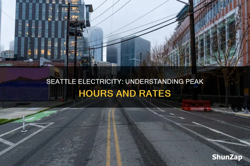 when are peak hours for electricity seattle