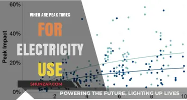 Peak Electricity Use Times: Understanding Daily and Seasonal Energy Demands
