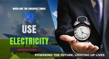 Save on Energy Bills: Discover the Cheapest Times to Use Electricity