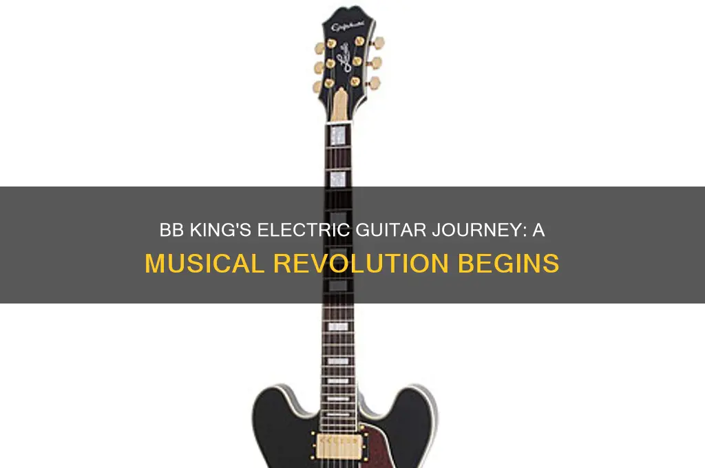 when did bb king start using the electric guitar