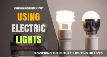 The Dawn of Electric Lighting in Business Operations