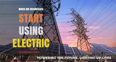 The Electrifying Shift: When Businesses Embraced Electric Power