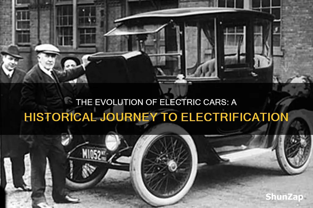 when did cars start using electricity