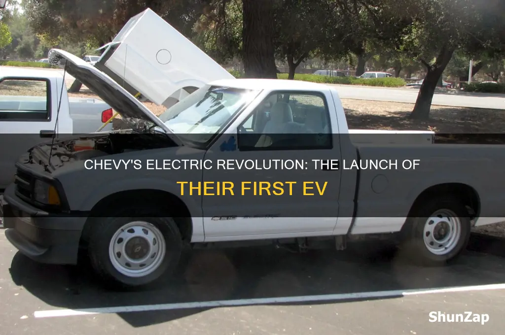 when did chevy release their first electric car