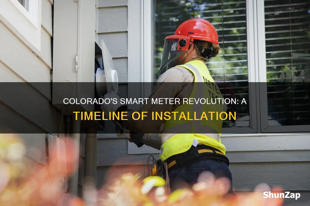 when did colorado electric companies install smart meters