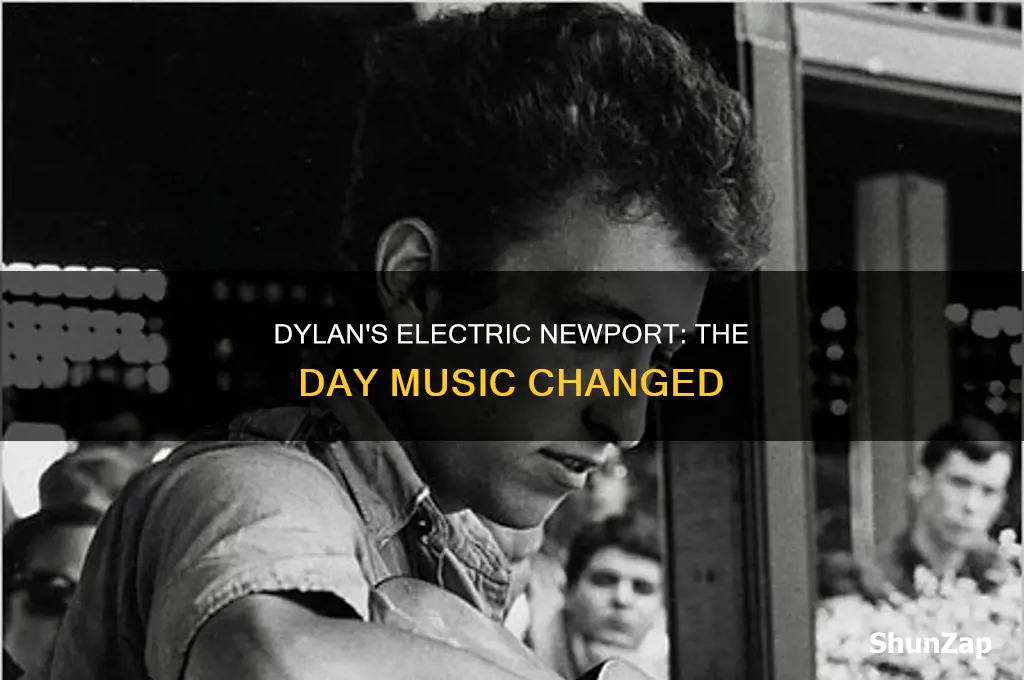when did dylan go electric at newport