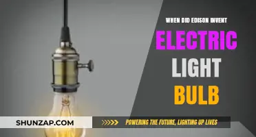 Edison's Electric Light Bulb: A Historical Invention