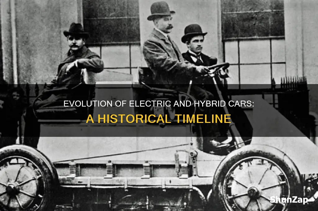 when did electric and hybrid cars come out