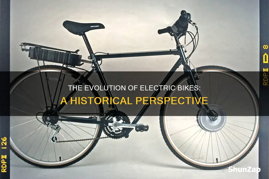 when did electric bike start