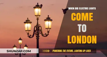 Electric Lights in London: A Historical Perspective