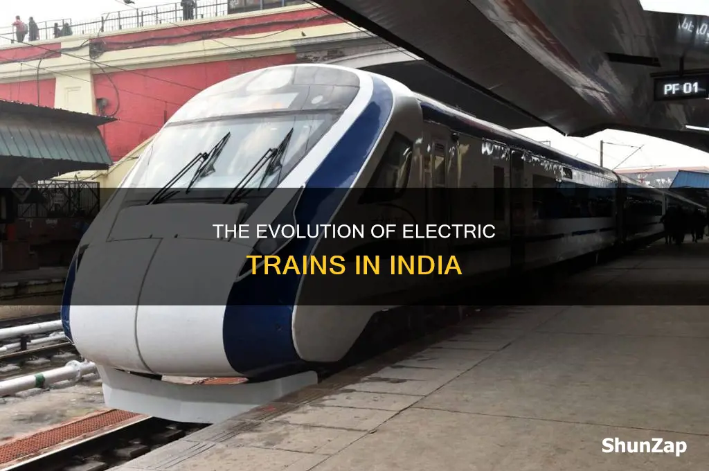 when did electric train started in india