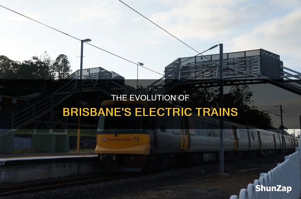 when did electric trains start in brisbane