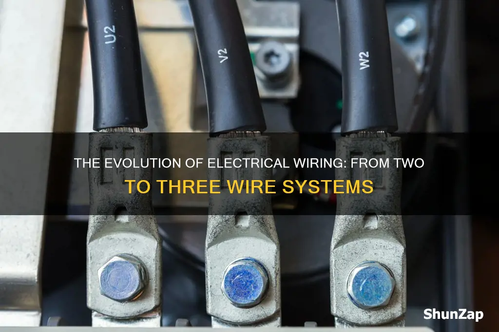 when did electrical company change to three wure