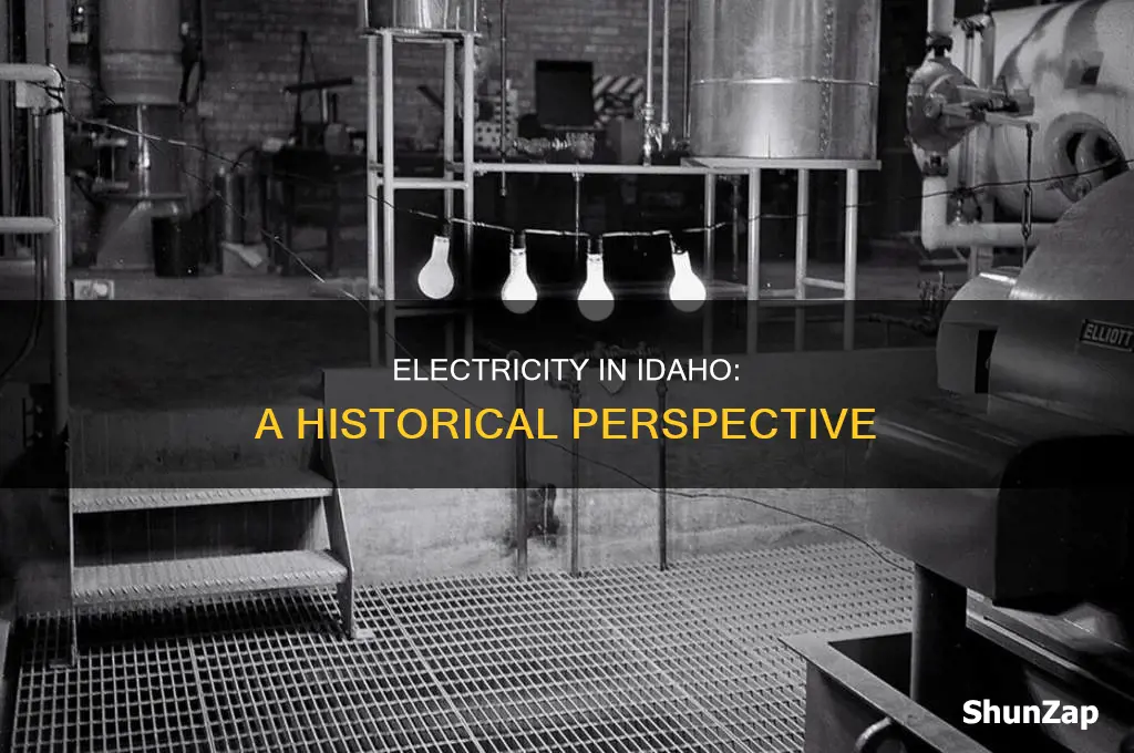 when did electricity bcome common in idaho