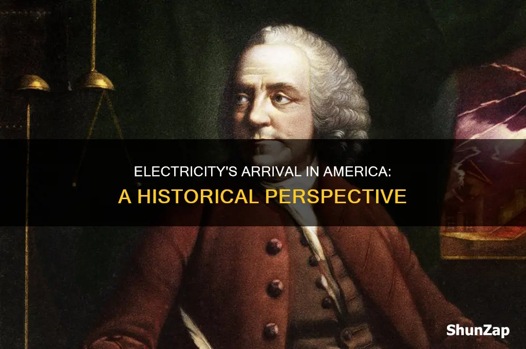 when did electricity become common in america