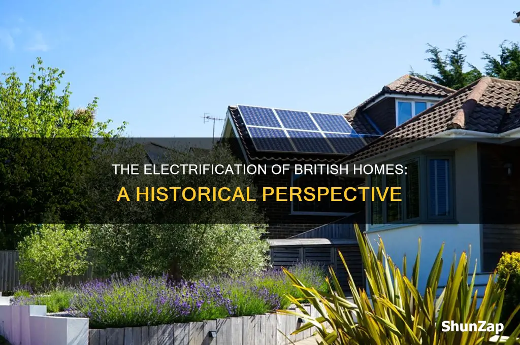 when did electricity come into homes uk