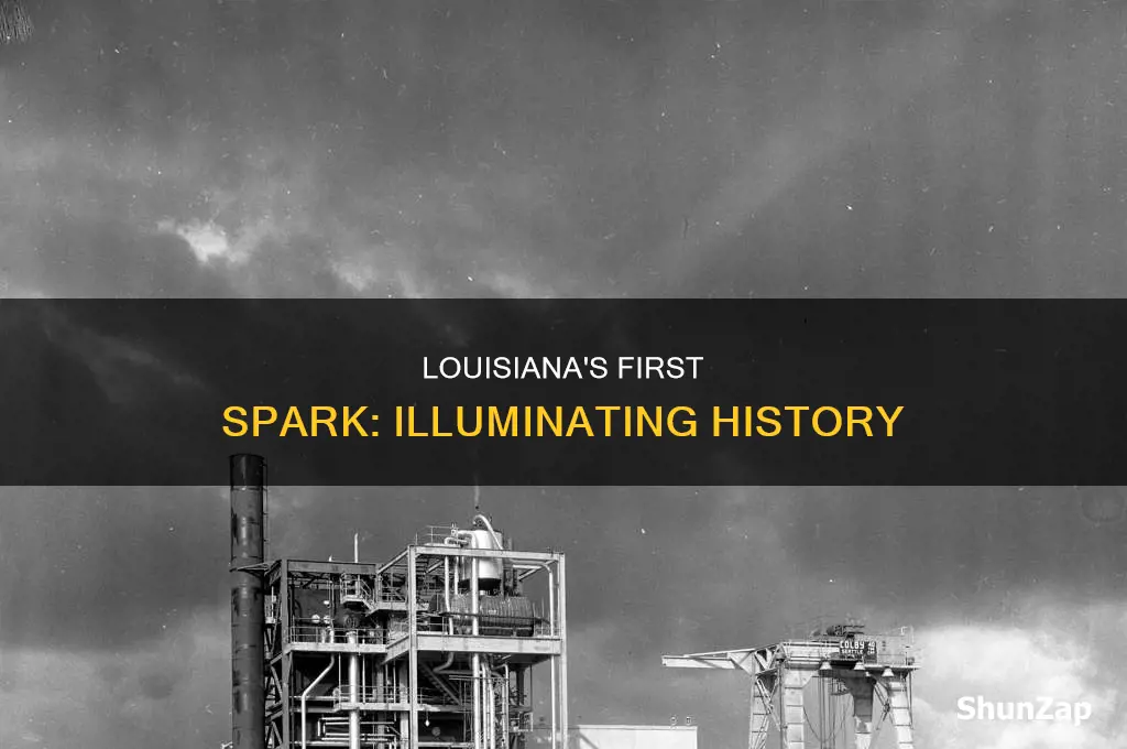 when did electricity first come to louisiana
