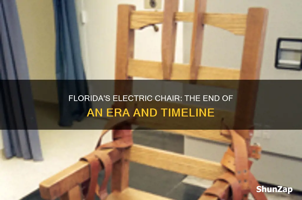 when did florida stop using the electric chair