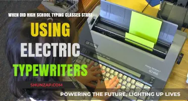 The Evolution of Typing Classes: When Electric Typewriters Replaced Manuals