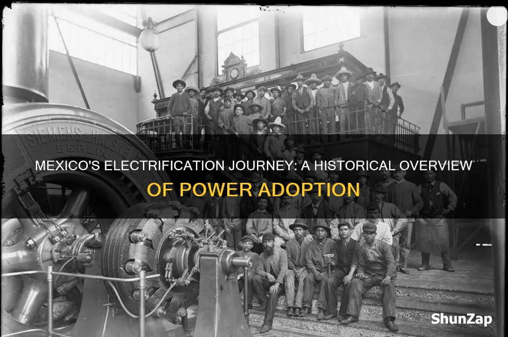 when did mexico use electricity