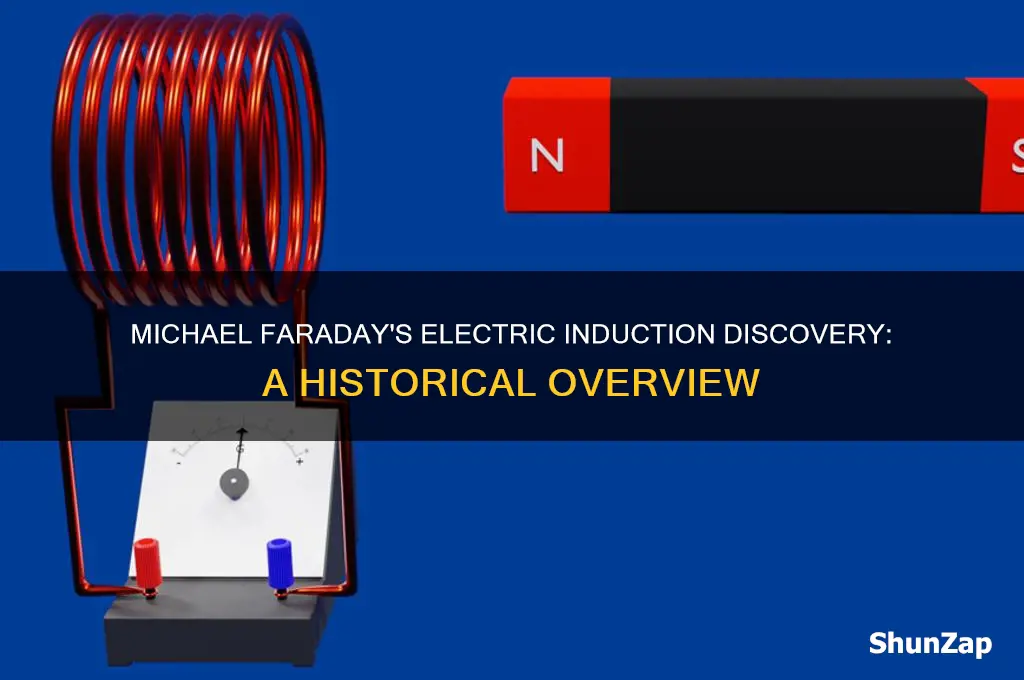 when did michael faraday discover electric induction