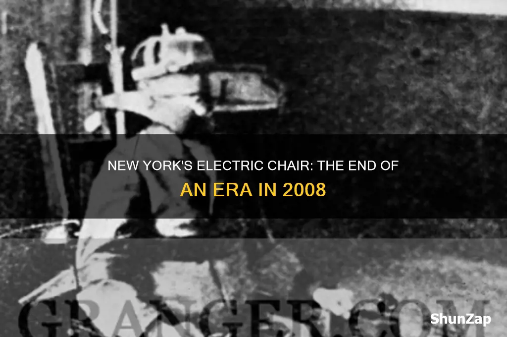 when did new york stop using the electric chair