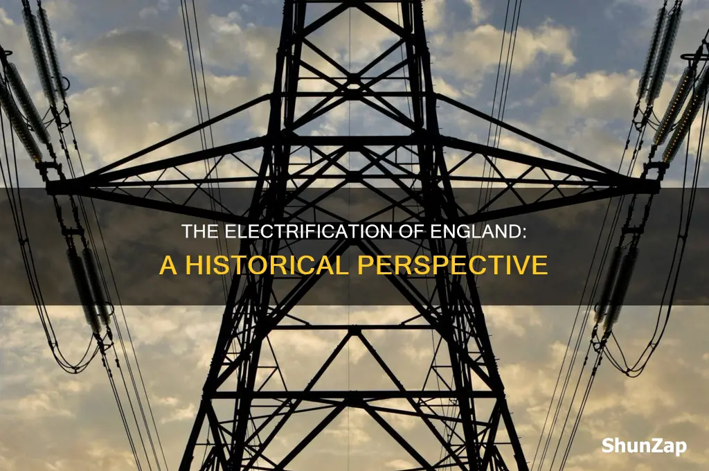 when did people fer electricity in england