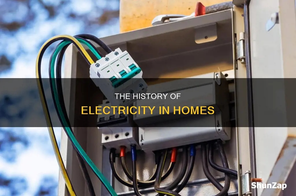 when did people have electric in home