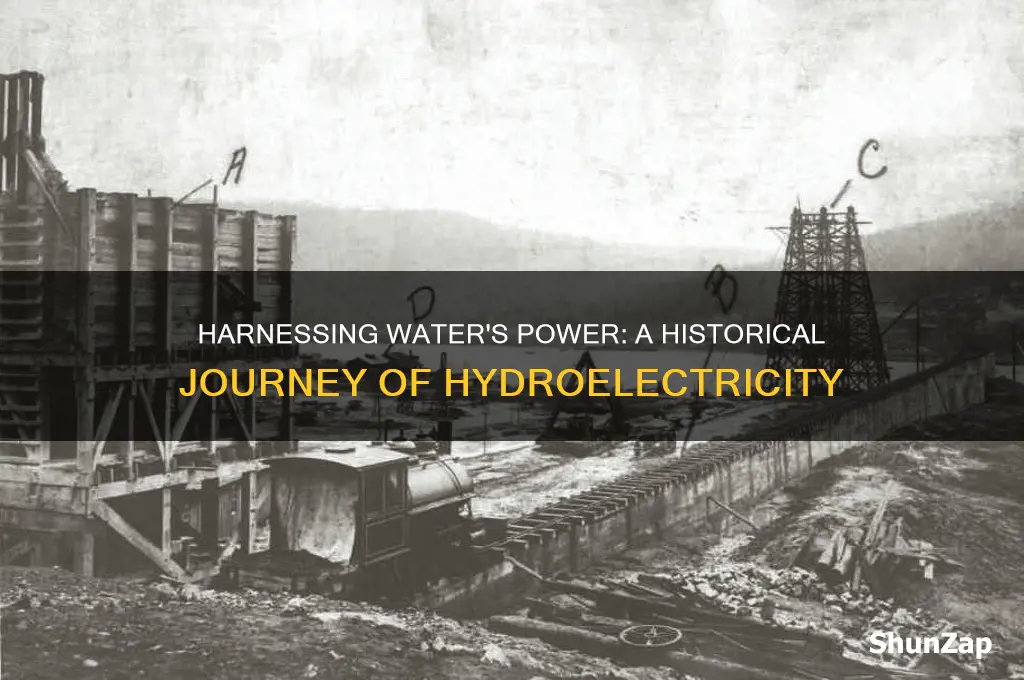 when did people use water to create electric power