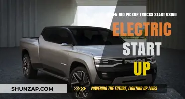 Electric Start in Pickup Trucks: A Historical Shift in Ignition