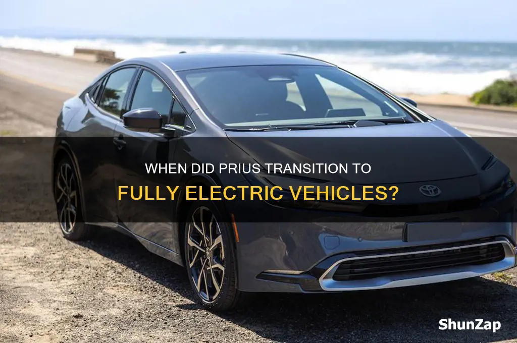 when did prius cars become fully electric