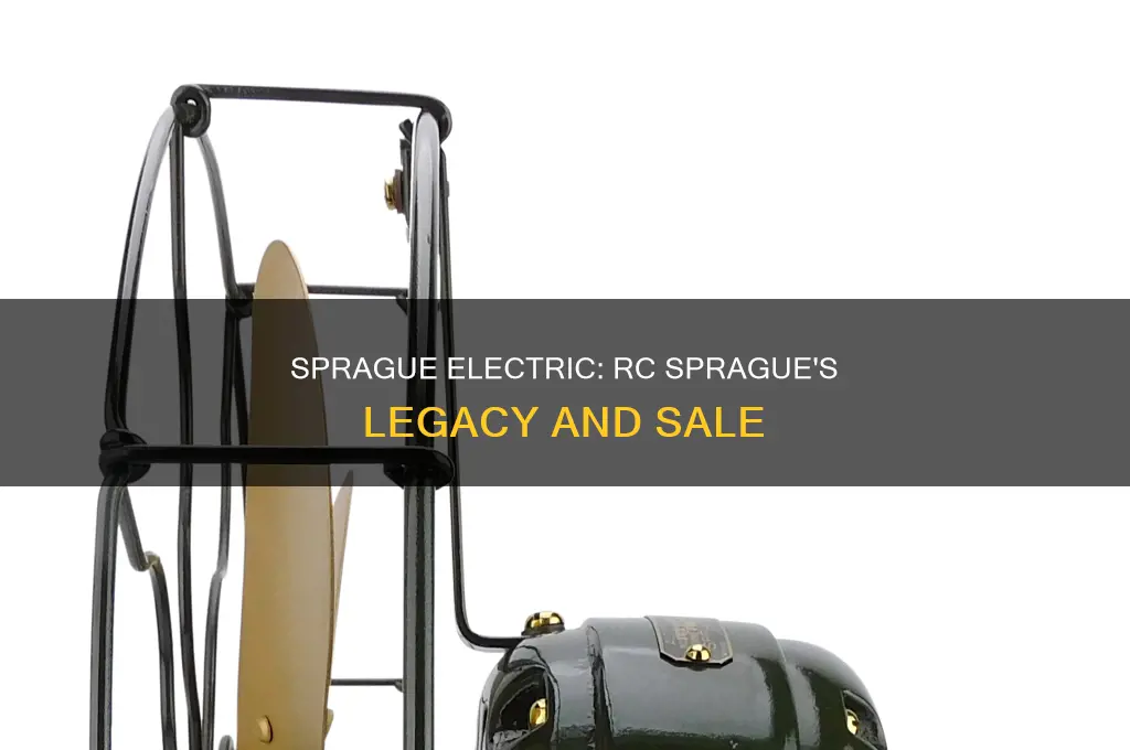 when did rc sprague sell sprague electric