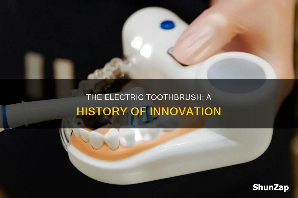 when did the electric toothbrush come out