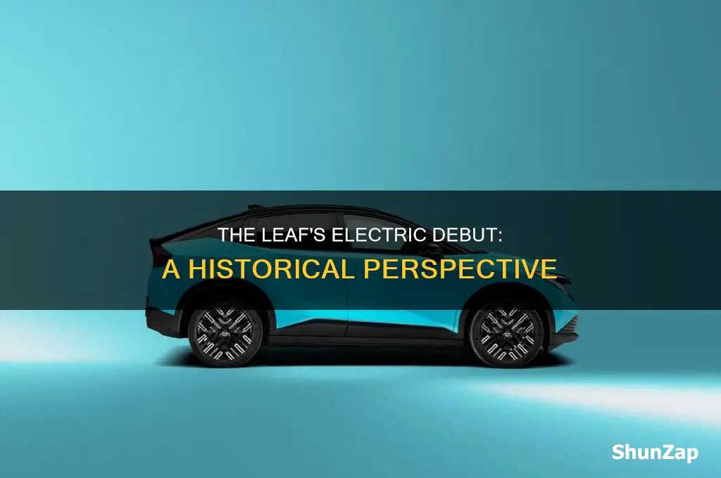when did the first electric leaf sell