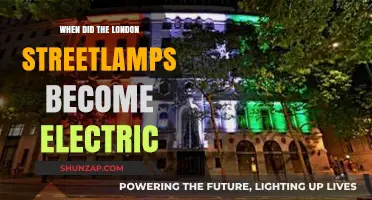 London's Streetlights: Electric Revolution Timeline