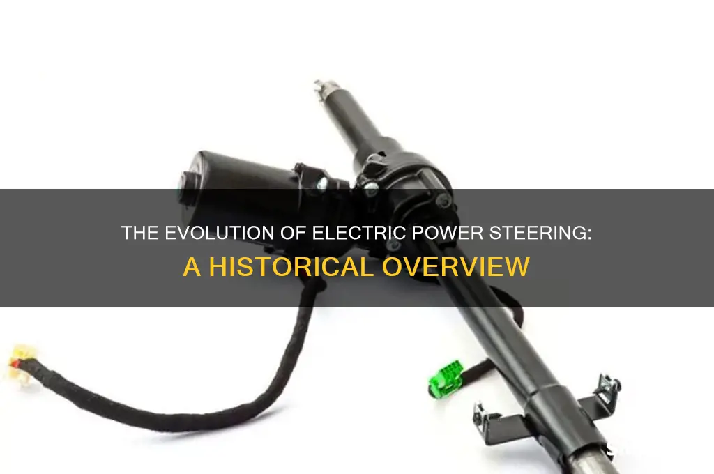 when did they start using electric power steering
