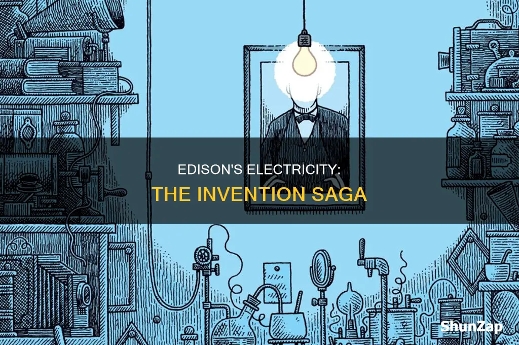 when did thomas alva edison invent electricity