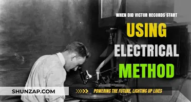 Victor Records' Shift to Electrical Recording: A Historical Overview