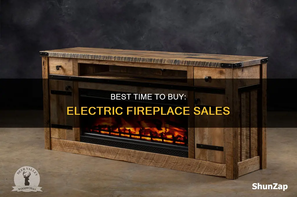 when do electric fireplaces go on sale