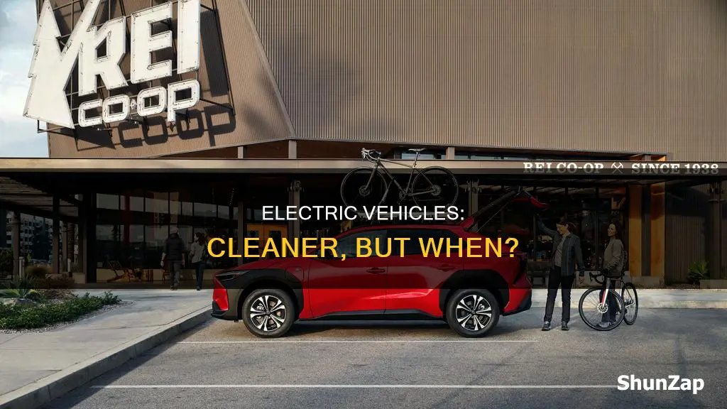 when do electric vehicles become cleaner