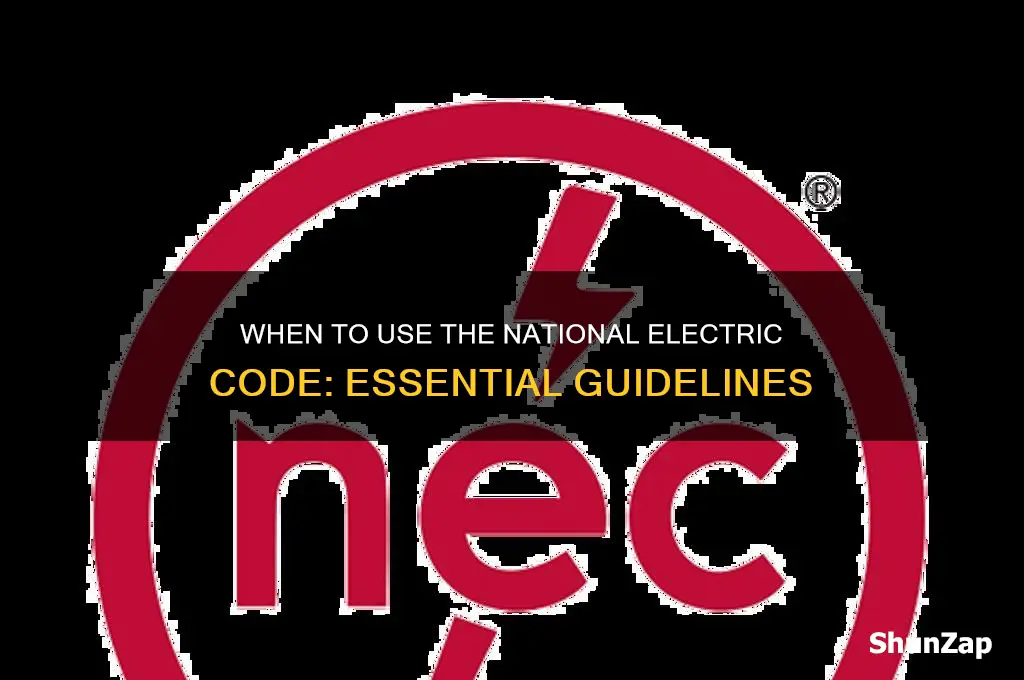 when do i need to use the national electric code