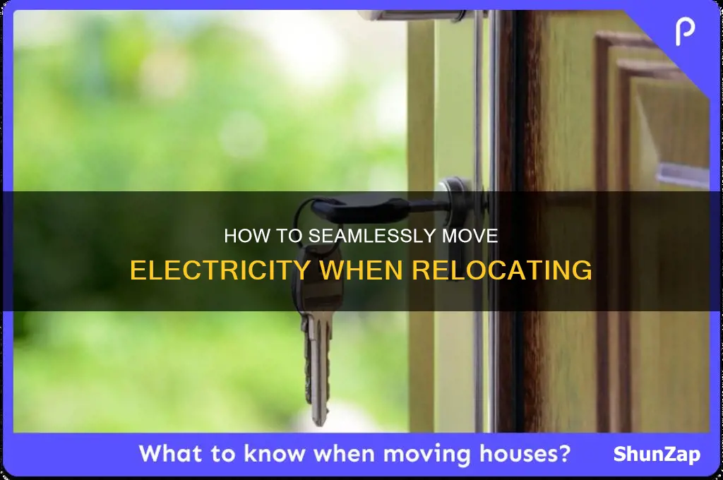 when do i stop service electricity moving