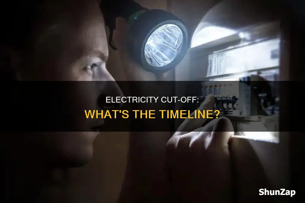 when do they cut off your electricity