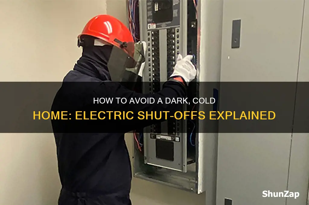 when do they shut off your electric