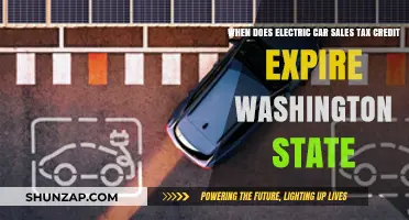 Washington State Electric Car Sales Tax Credit Expiration Date