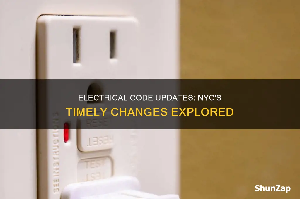 when does nyc change its electrical code